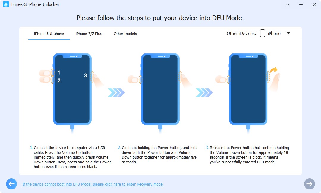 Tuneskit iPhone Unlocker2